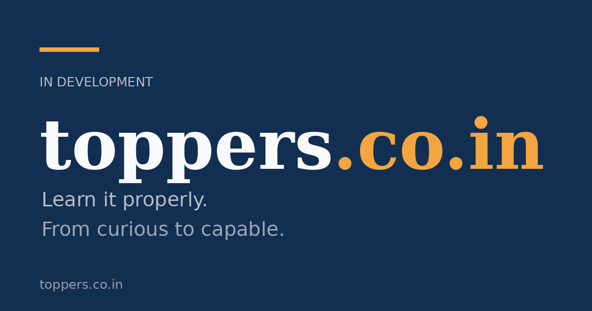 Link preview image for toppers.co.in